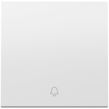 Tecla individual Simon 360 36010010-190 pulsante símbolo campana blanco mate