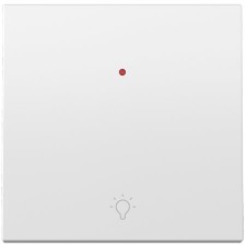 Tecla pulsante Simon 360 36010016-190 símbolo luz piloto blanco mate