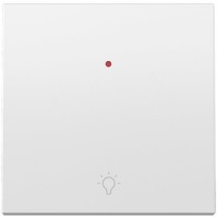 Tecla pulsante Simon 360 36010016-190 símbolo luz piloto blanco mate