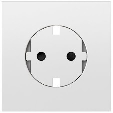 Tapa enchufe Schuko Simon 360 36000435-190 CLEAN blanco mate