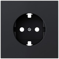 Tapa enchufe Schuko Simon 360 36000041-098 negro mate