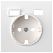 Tapa enchufe Schuko USB Simon 360 36000050-190 A+C blanco mate
