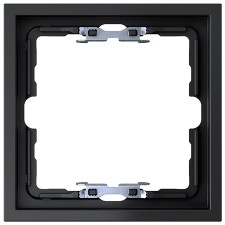 Marco 1 elemento Simon 360 36000610-098 con lineador negro mate