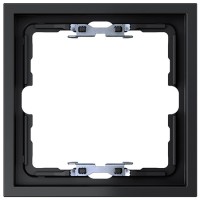 Marco 1 elemento Simon 360 36000610-098 con lineador negro mate