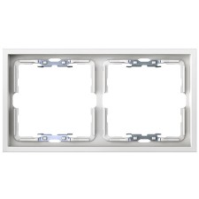 Marco 2 elementos Simon 360 36000620-190 con lineador blanco mate