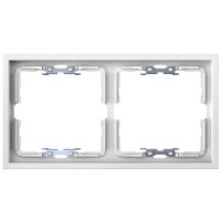 Marco 2 elementos Simon 360 36000620-190 con lineador blanco mate