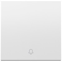 Tecla pulsador Simon 360 36000017-190 símbolo campana blanco mate