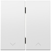 Tecla doble persianas Simon 360 36000029-190 basculante blanco mate