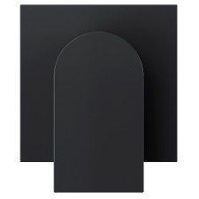 Tapa fibra óptica Simon 360 36000546-098 negro mate