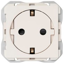Enchufe Schuko Clean Simon 270 20000435-190 blanco mate