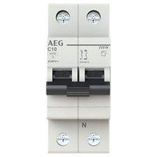 Magnetotérmico AEG 2CDS251190R0104 EV60 1P+N 10A C