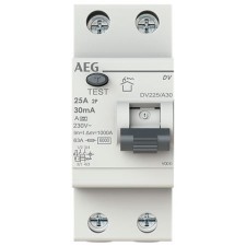 Diferencial AEG 2CSF202172R1250 DV 2P 25A 30MA A