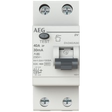 Diferencial AEG 2CSF202172R1400 DV 2P 40A 30MA A