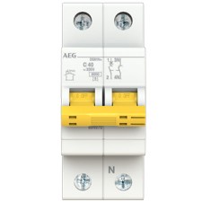 Magnetotérmico AEG 2CDS211167R0404 DG60+ 1P+N 40A C