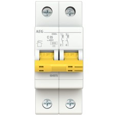 Magnetotérmico AEG 2CDS212067R0254 DG60+ 2P 25A C