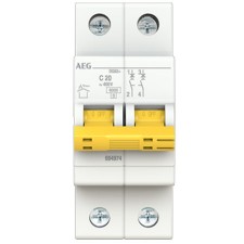 agnetotérmico AEG 2CDS212067R0204 DG60+ 2P 20A C