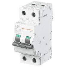 Magnetotérmico AEG 4TQA667246R0000 EP60 CURVA-B 25A 2P 2 MÓDULOS