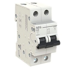 Magnetotérmico AEG 2CDS251190R0404 EV60 1P+N 40A C