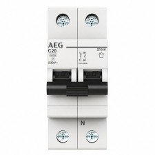 Magnetotérmico AEG 2CDS251190R0204 EV60 1p+n 20A C