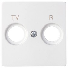 Tapa television radio Simon 82053-30 serie 82 blanco