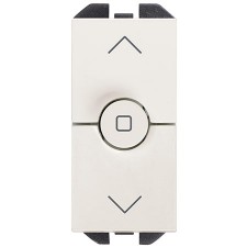 Interruptor persianas Simon 20001333-190 3 posiciones blanco mate