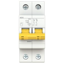 Magnetotérmico AEG 2CDS212067R0104 DG60+ 2P 10A C