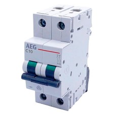 Magnetotérmico AEG 4TQA552826R0000 E90 CURVA-C 10A 2P 2 MÓDULOS