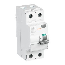 Diferencial AEG 4TQA605477R0000 RCCB/FP CLASE-AC 2P 25A 300MA