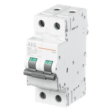 Magnetotérmico AEG 4TQA667242R0000 EP60 CURVA-B 10A 2P 2 MÓDULOS