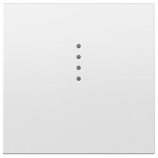 Tecla individual Simon 360 LOLA 36110020-190 blanco mate