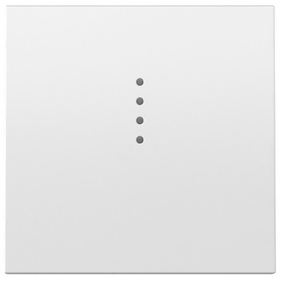 Tecla individual Simon 360 LOLA 36110020-190 blanco mate
