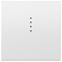 Tecla individual Simon 360 LOLA 36110020-190 blanco mate