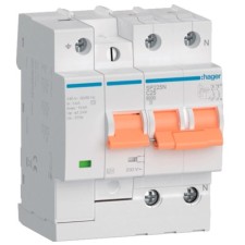 Protector combinado sobretensiones Hager SP225N 2P 25A C 6kA