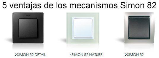 5 ventajas de los mecanismos Simon 82