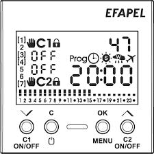 interruptor horario efapel 21041