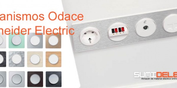 Mecanismos eléctricos ODACE de Schneider Electric